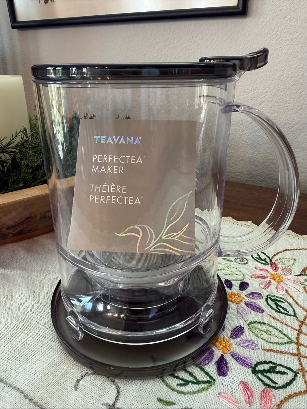 Teavana Perfectea Maker 16 oz Loose Leaf Tea Infuser NEW Unused